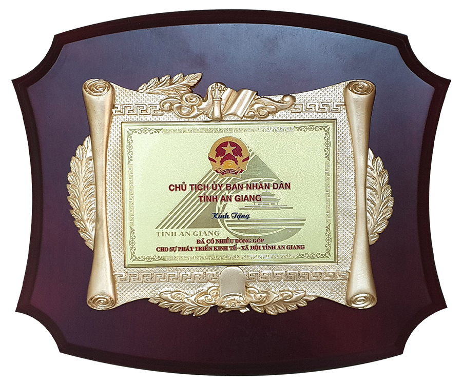 BẰNG KHEN - UBND TỈNH AN GIANG